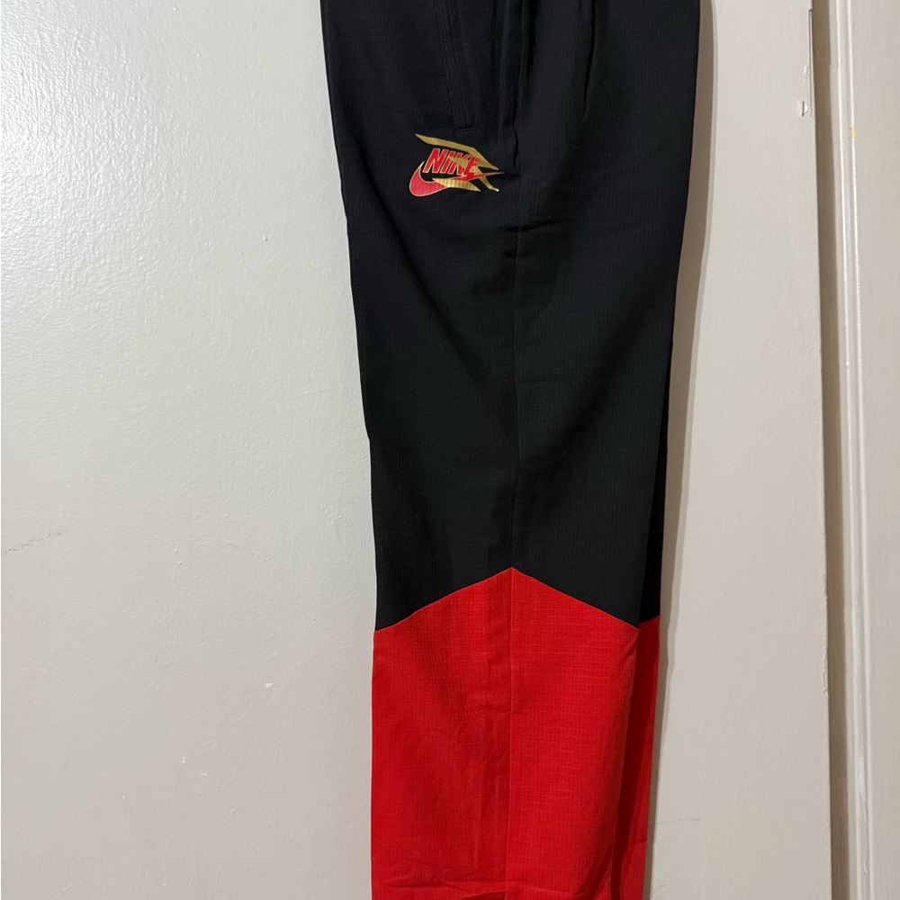 Nike Black and Red Men's Pants